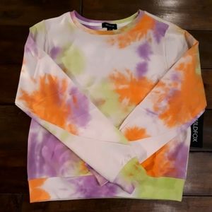 Wildfox Sherbet Wash Tie Dye Sweatshirt S NWT